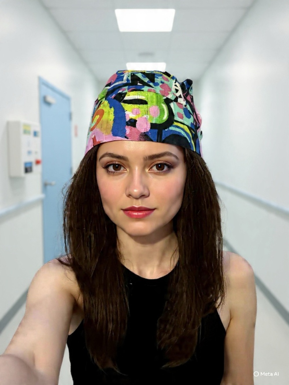 Colorful Abstract Surgical Cap – Multicolor
